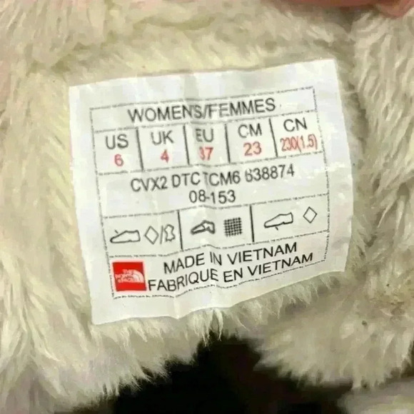 The North Face Shellista Brown Leather Winter Boot Size US 6 - Picture 7 of 9